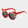 Lunette Cat Eyes Rouge - Fleur de Nuit