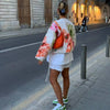 Veste Fleurie Tendance - Fleur de Nuit