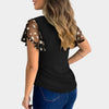 T-Shirt Fleur<br/> Black Marguerite - Fleur de Nuit