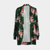 Veste Fleurie<br/> Longue Verte - Fleur de Nuit